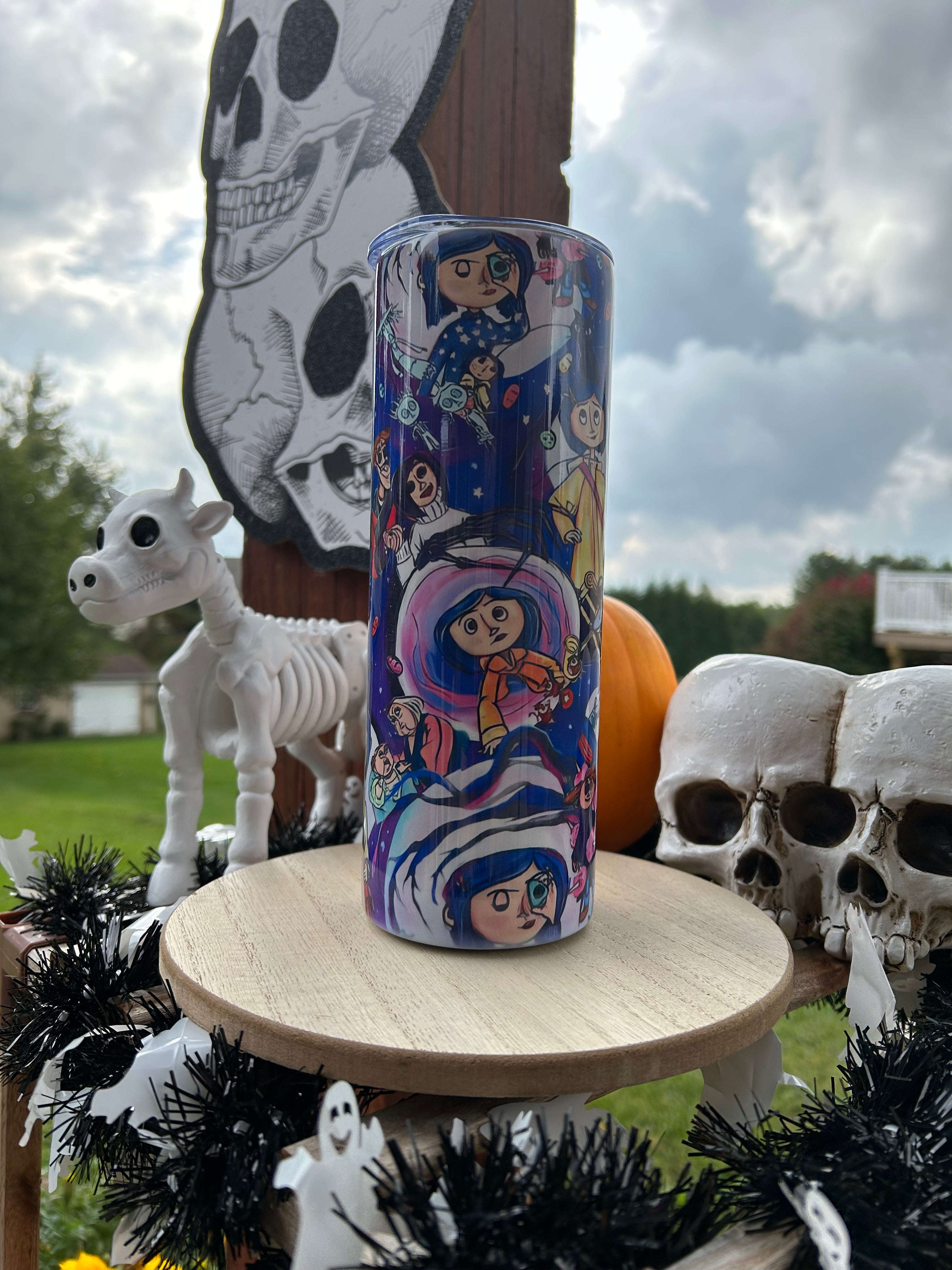 Coraline Collage Tumbler