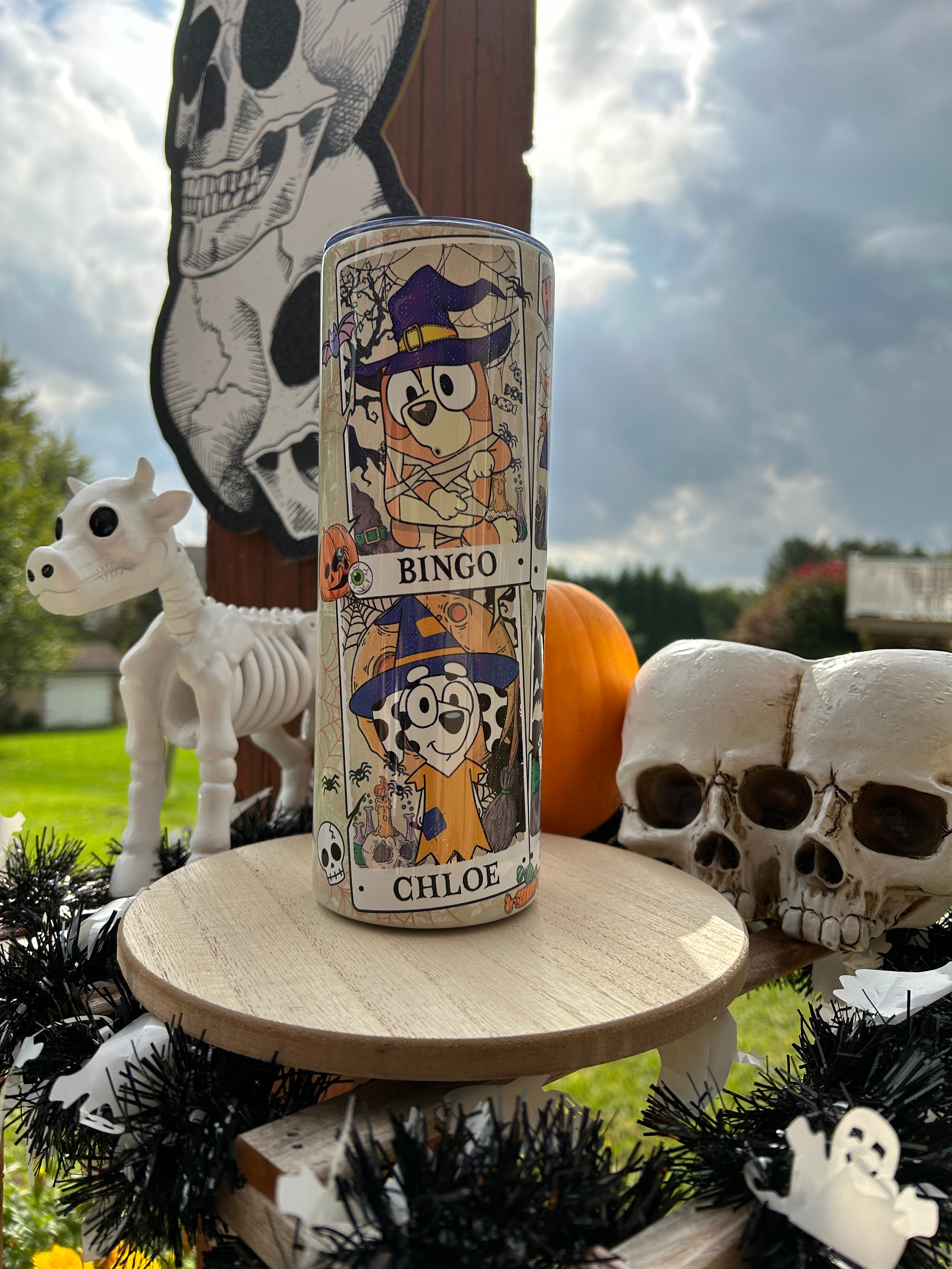 Halloween Bluey Tumbler