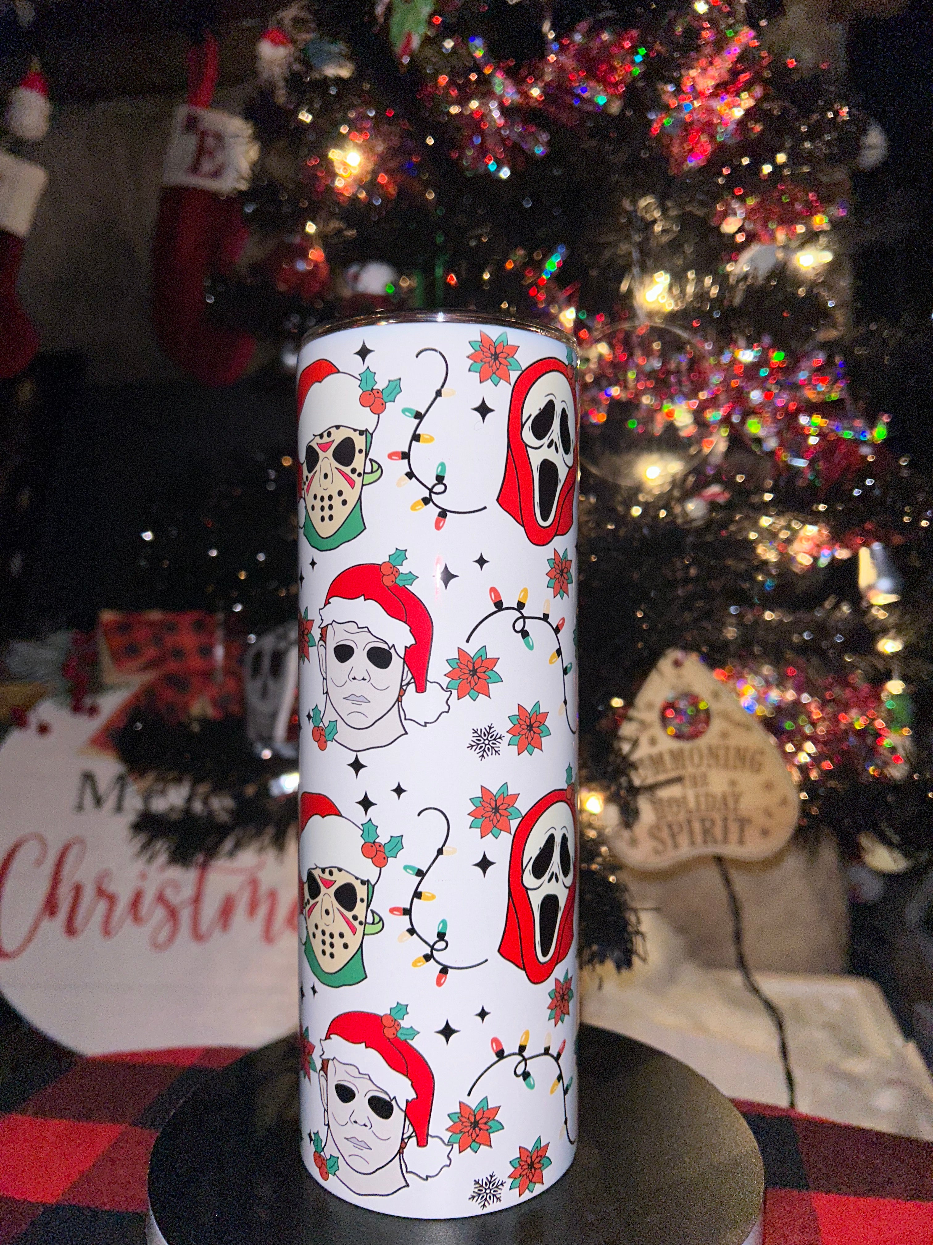 Horror Christmas Characters 20 oz Tumbler