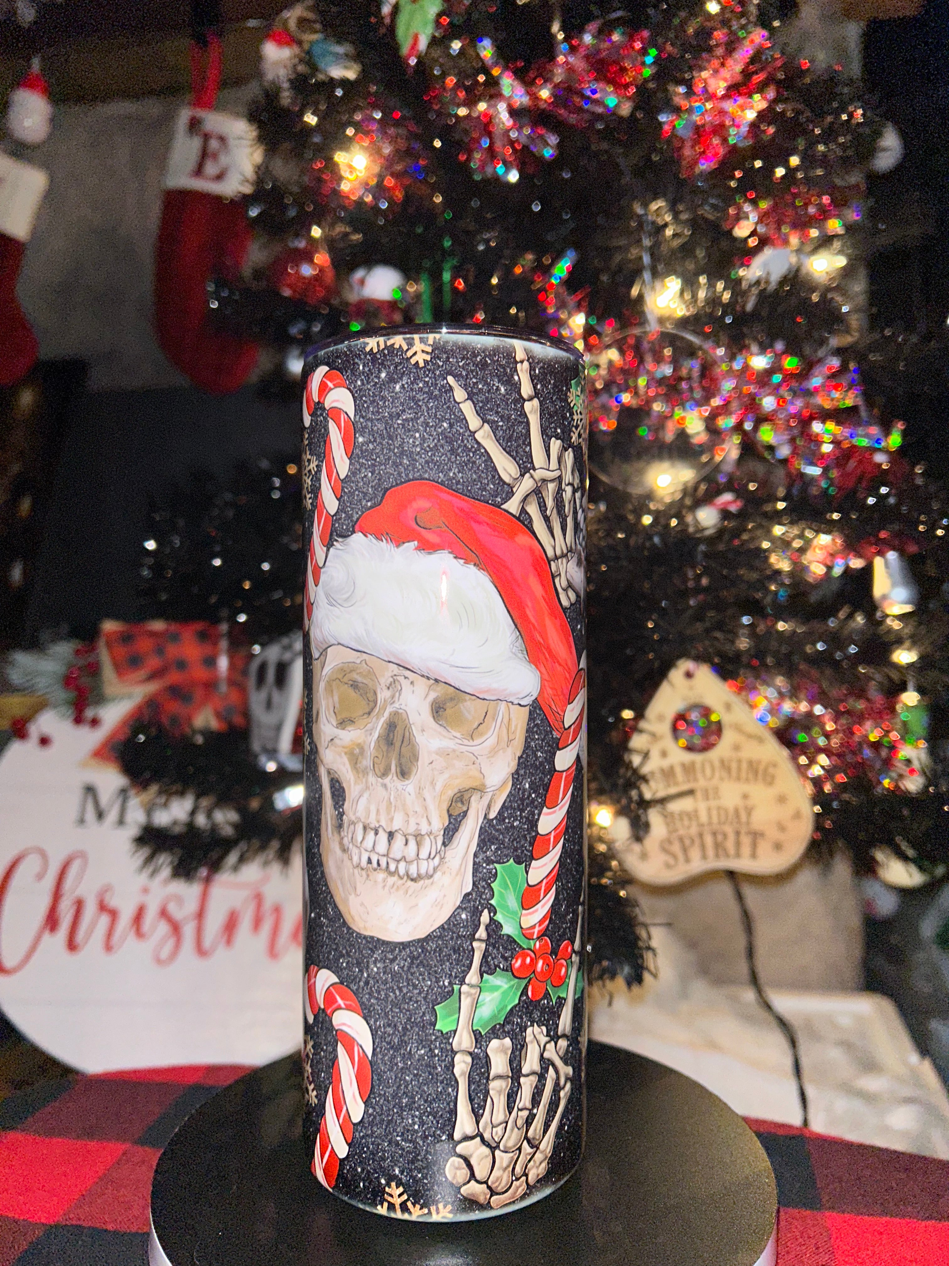 Skull Christmas 20 oz Tumbler