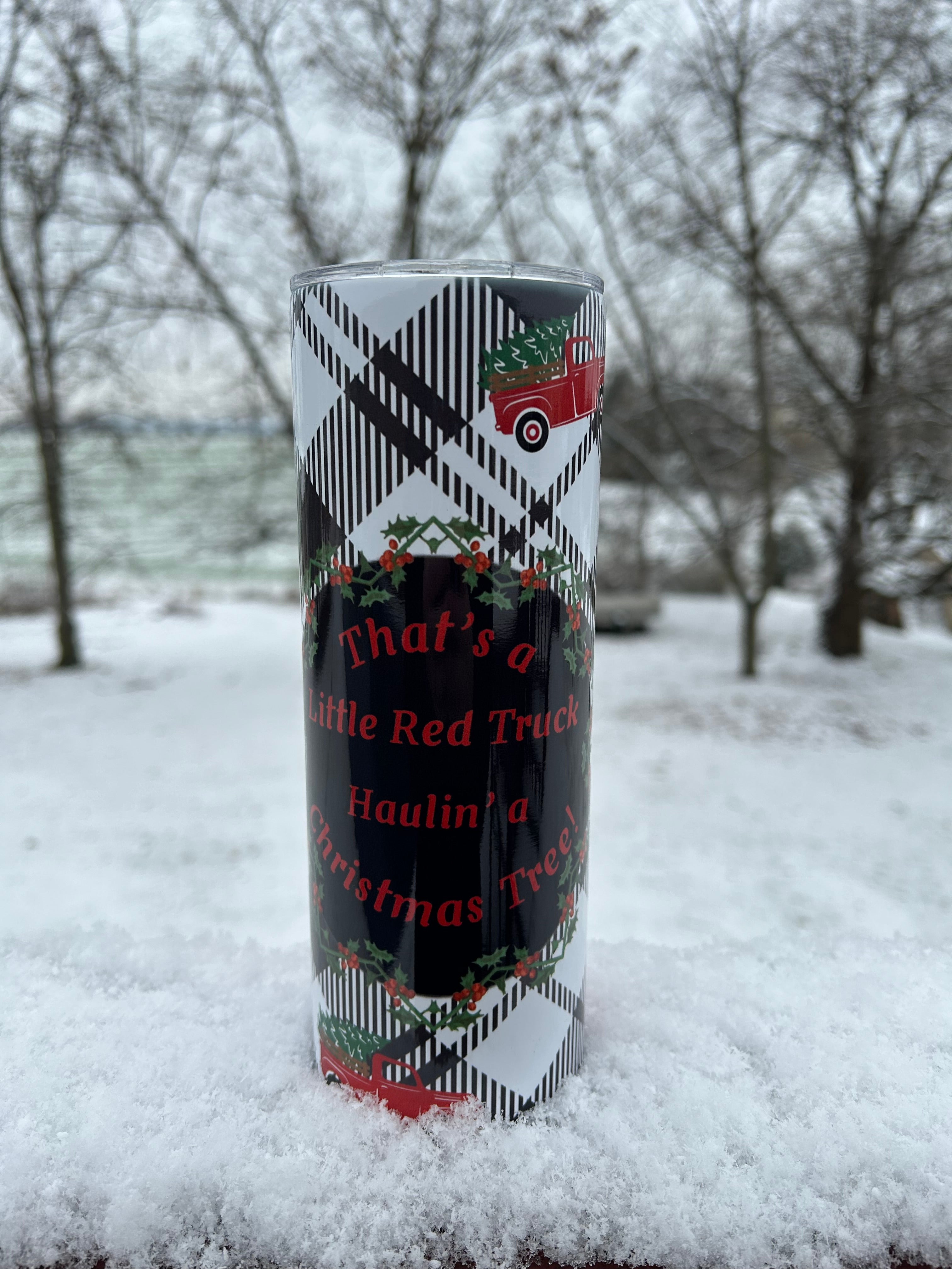 Little Red Truck 20 oz Tumbler