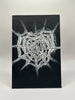 White Spider Web Canvas