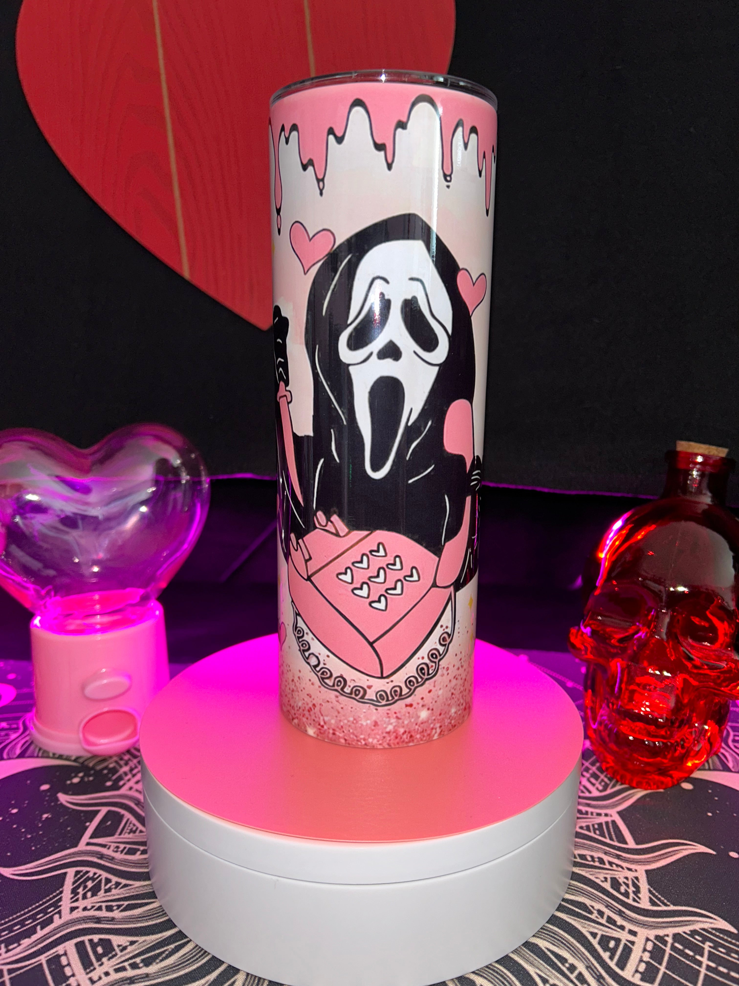 Scream V-Day Tumbler