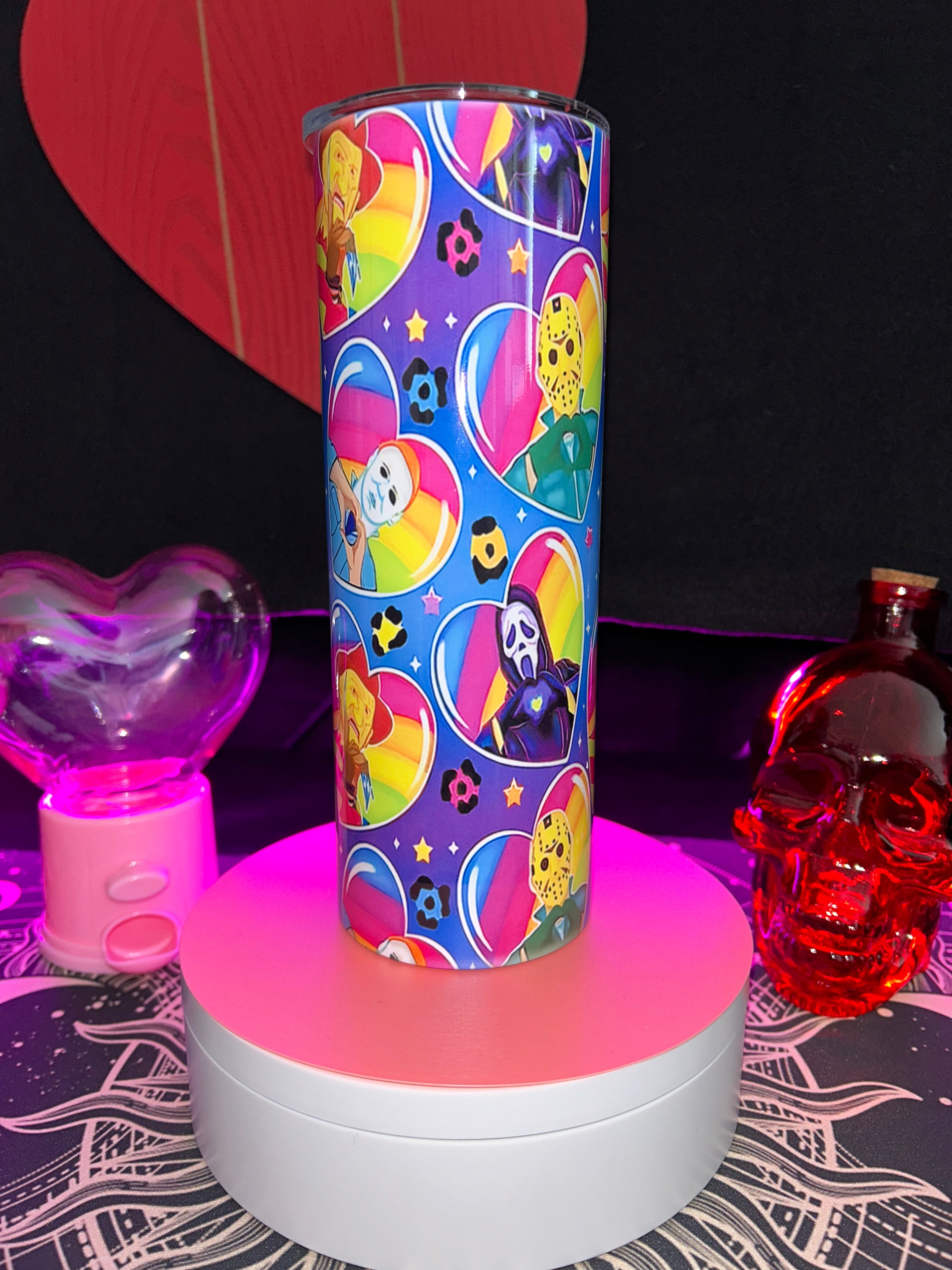 Horror Lisa Frank Tumbler