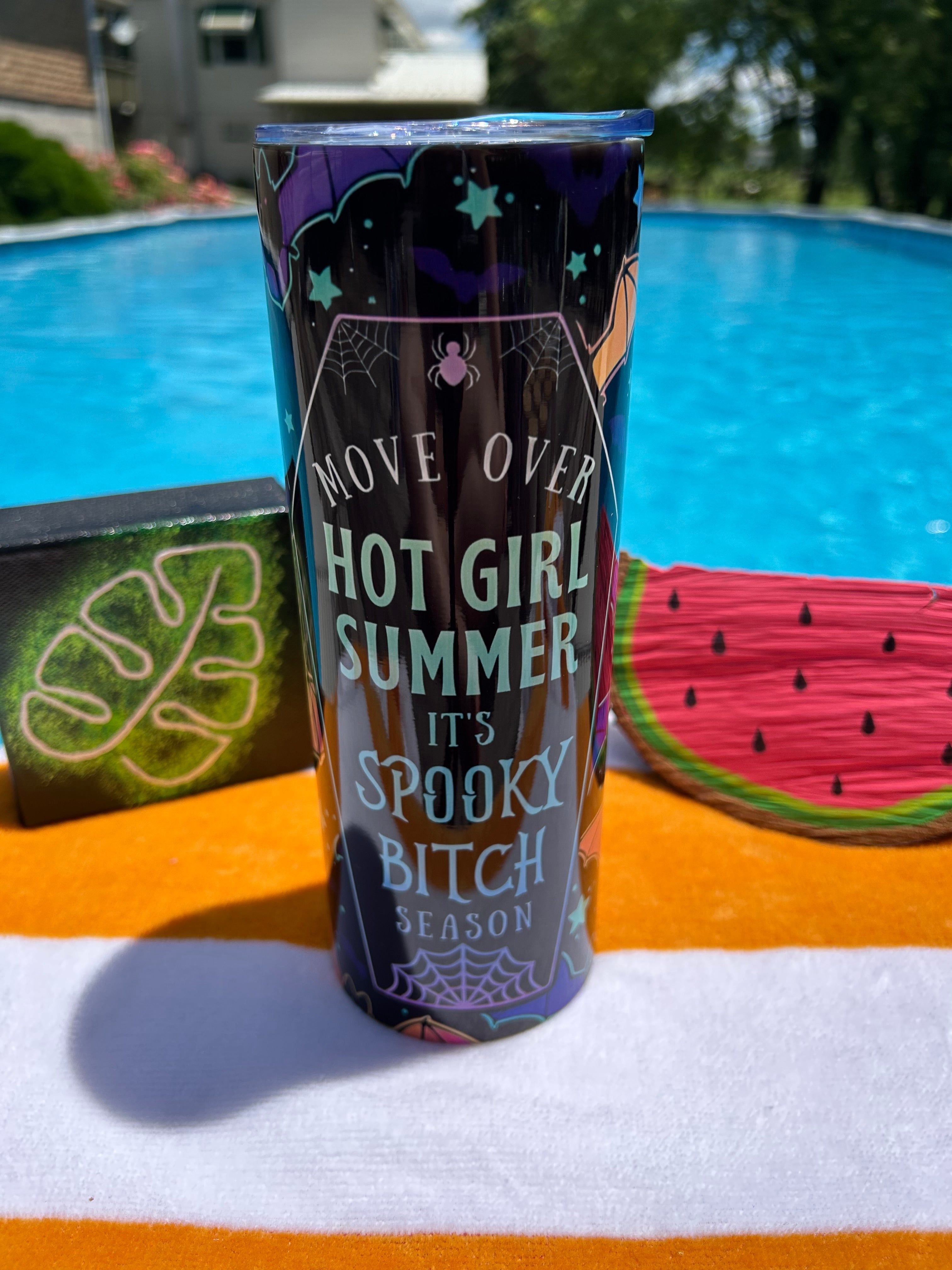 Neon Hot Girl Summer Tumbler