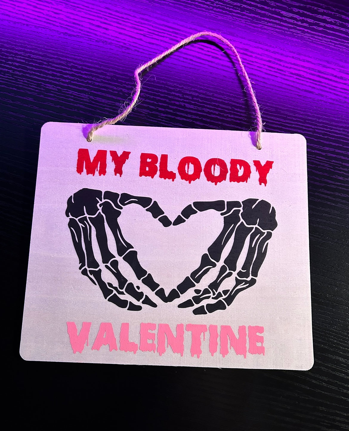 Bloody Valentine Sign