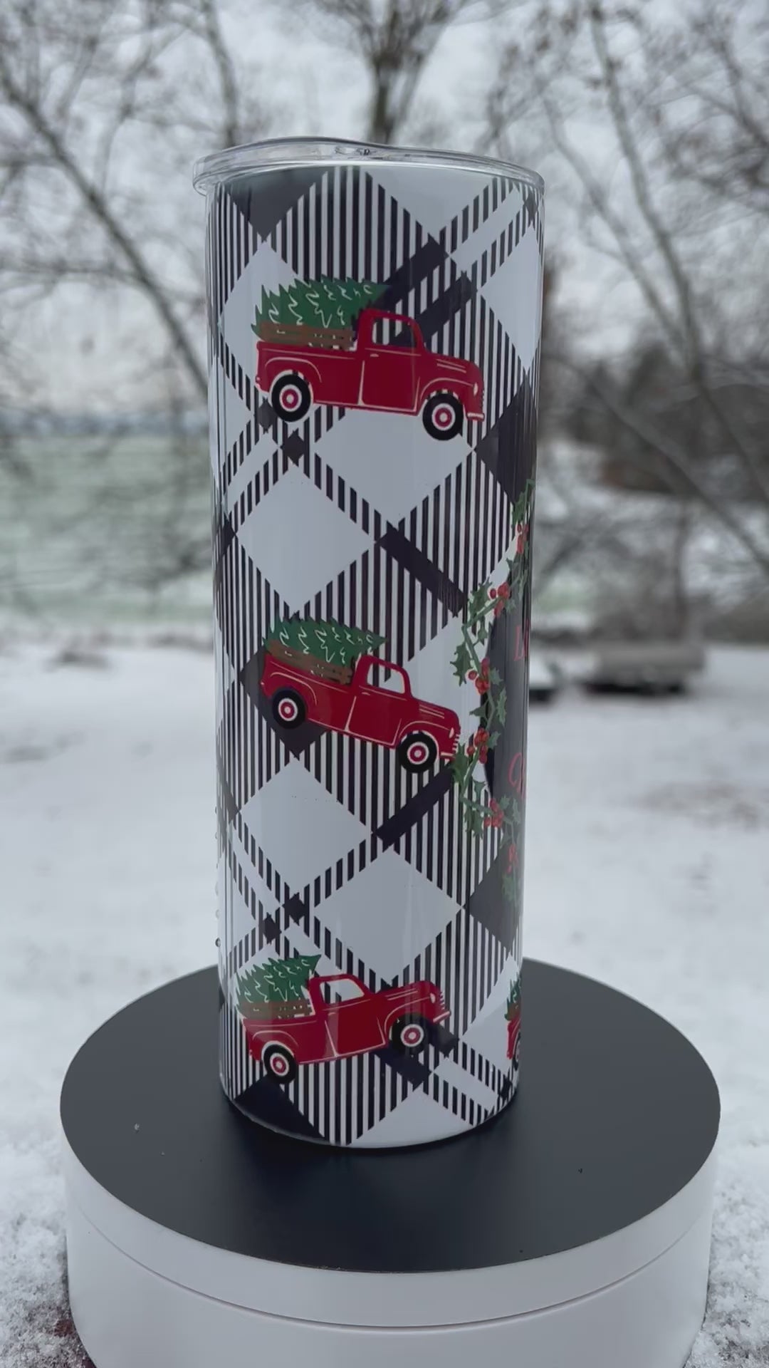 Little Red Truck 20 oz Tumbler