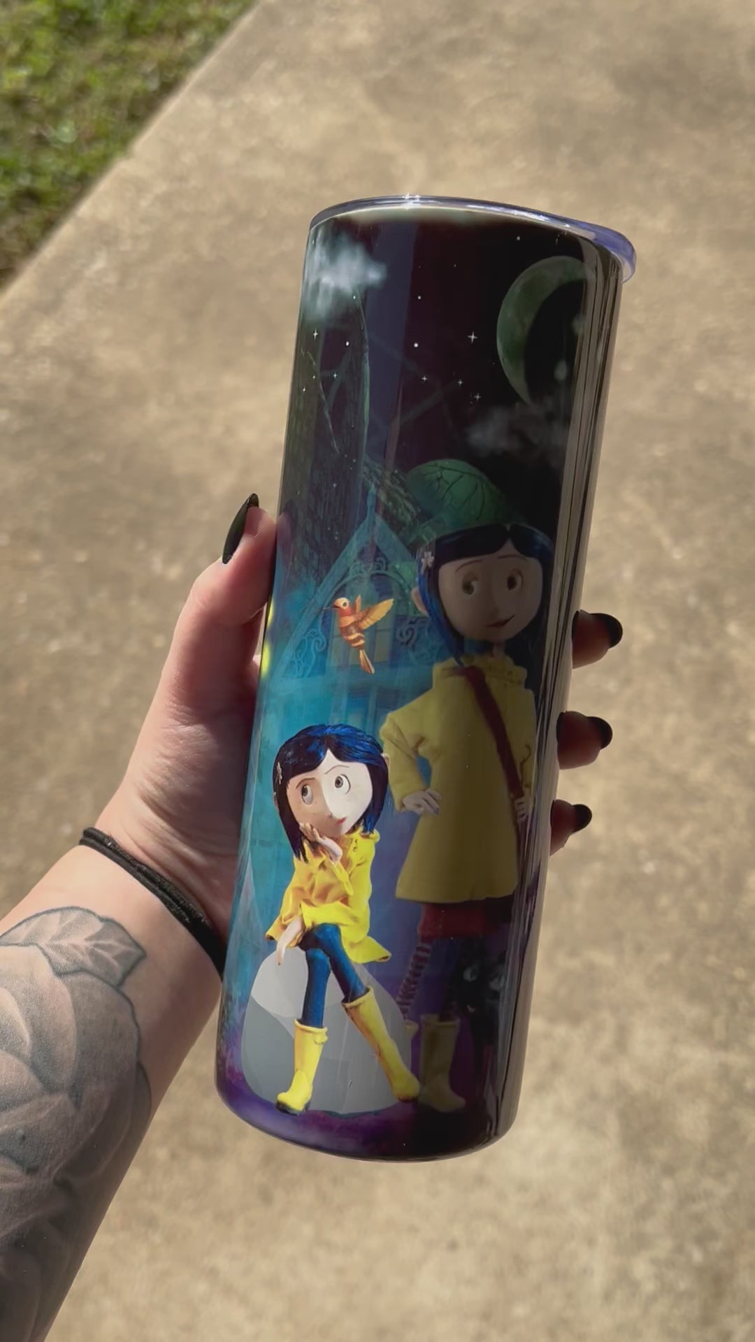 Wybie and Coraline Tumbler