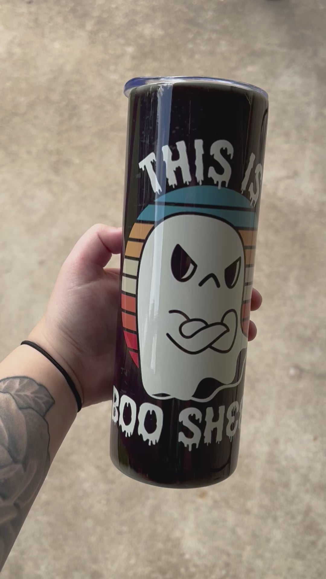 Boo Sheet Tumbler