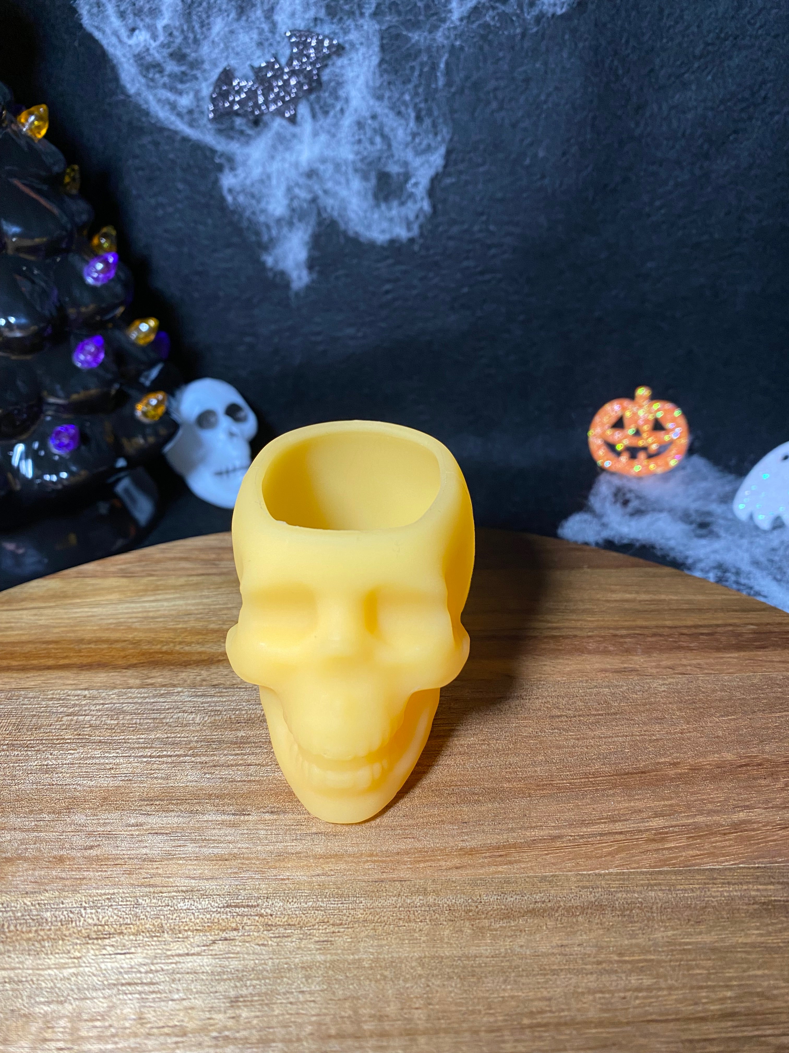 Skull Shot Glass (Orange Silicone)