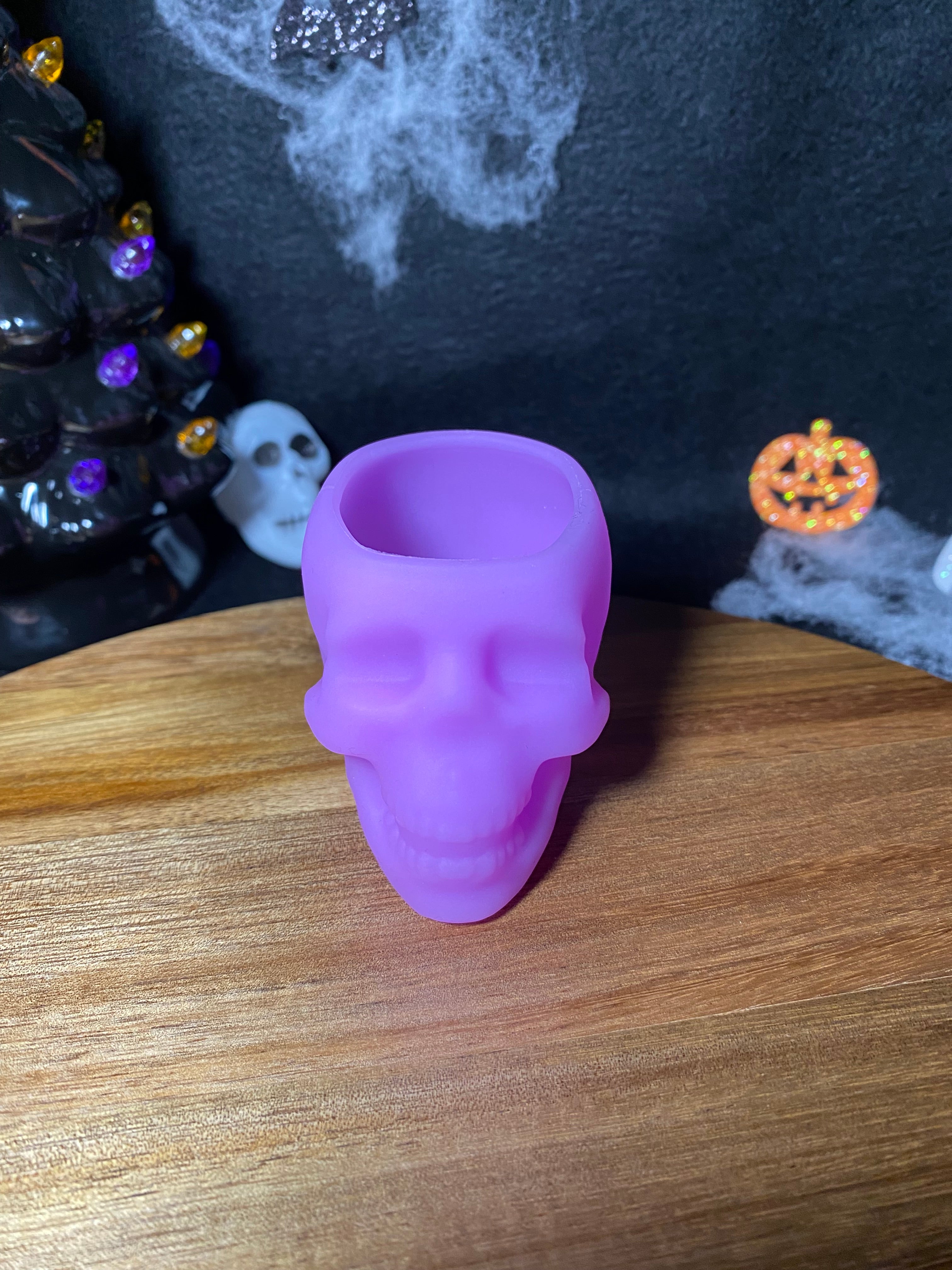 Skull Shot Glass (Purple Silicone)