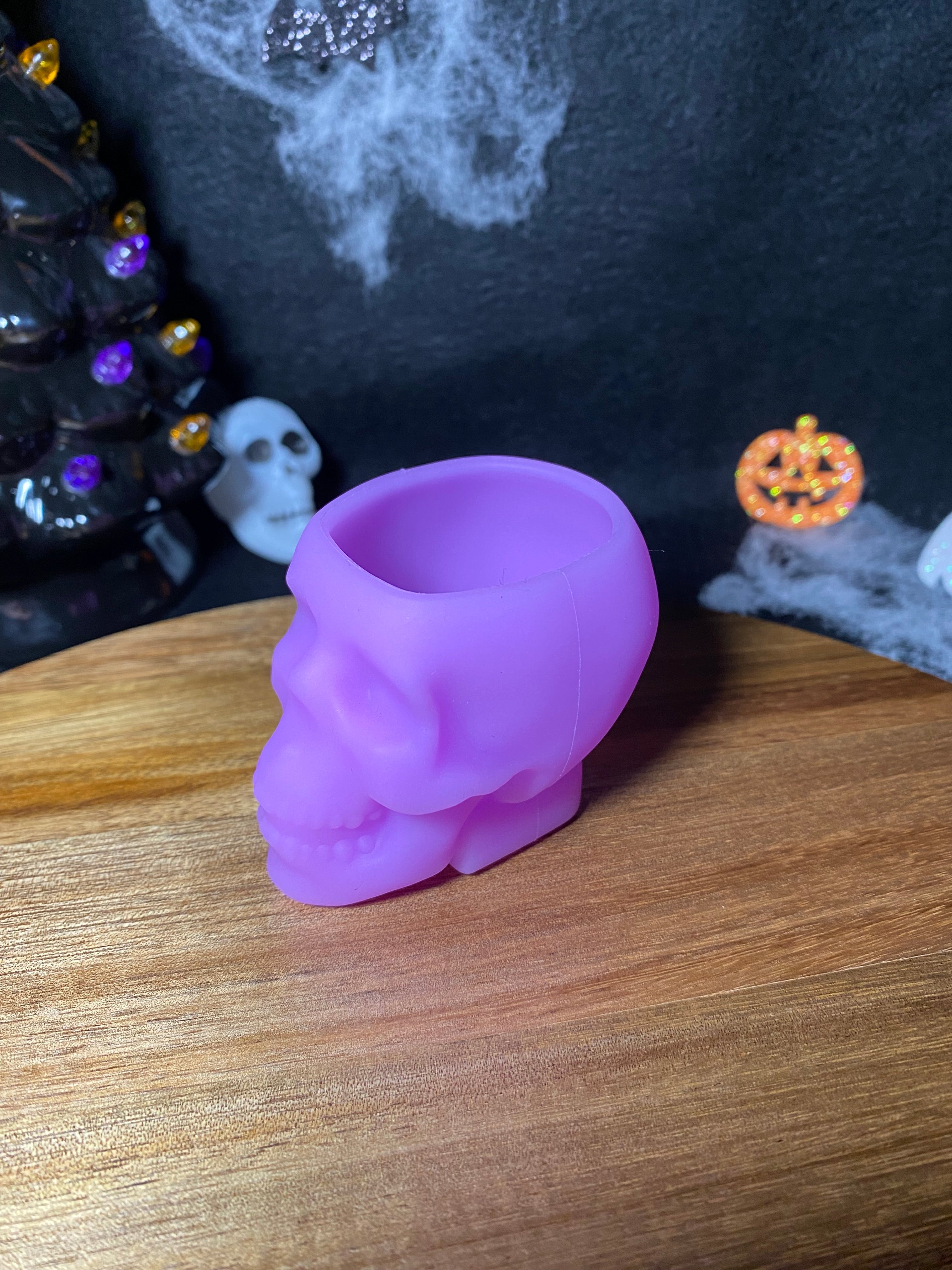 Skull Shot Glass (Purple Silicone)