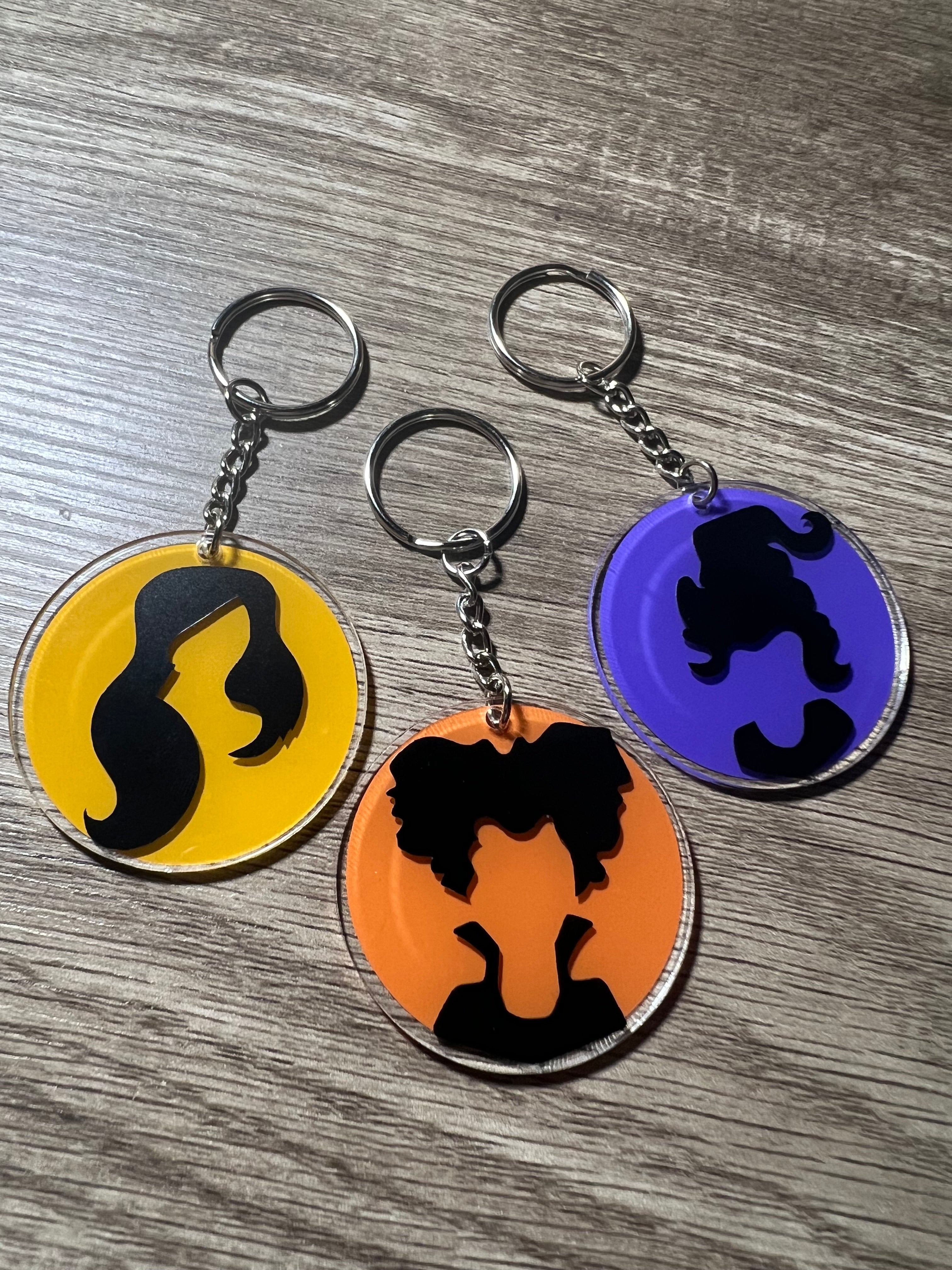 Sanderson Sisters BFF/Sisters Keychains (3 pack)