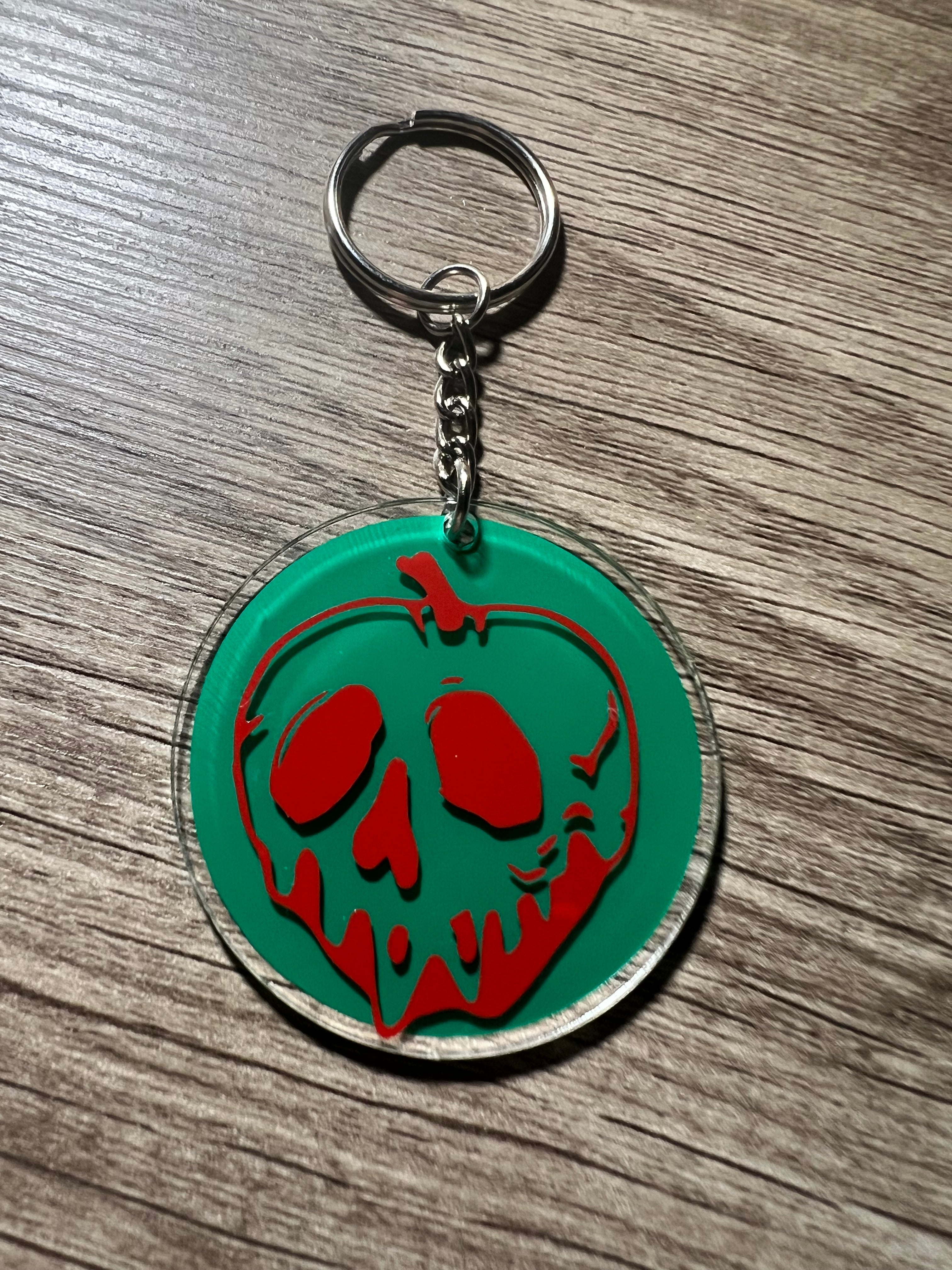 Poison Apple Keychain