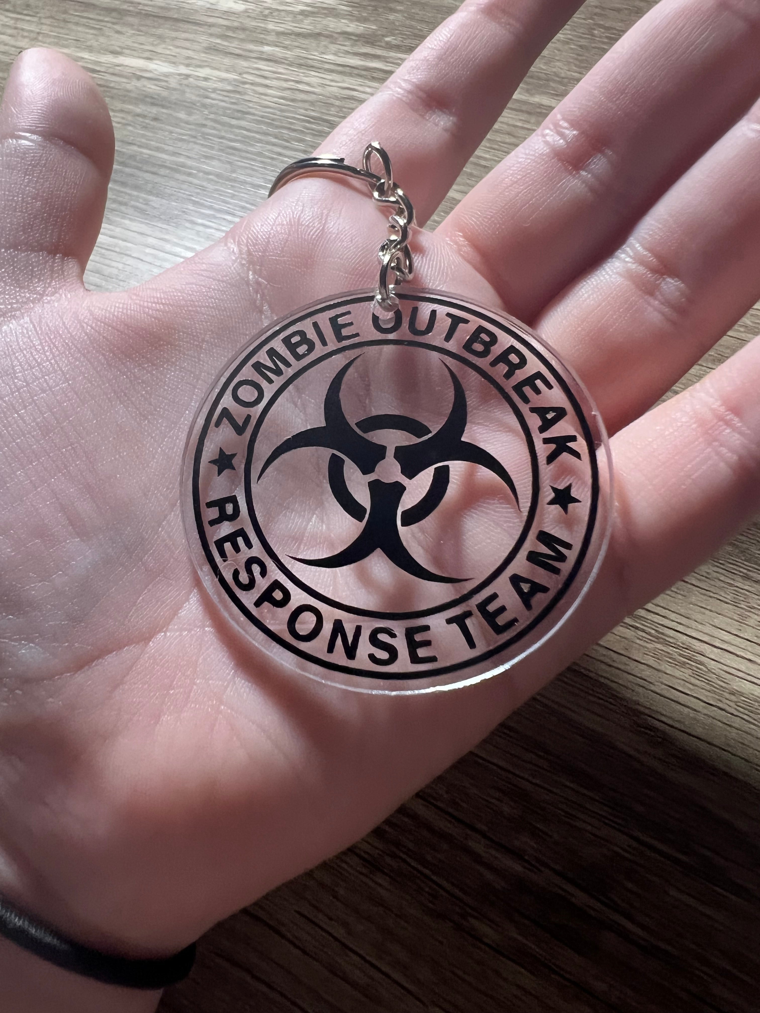 Zombie Outbreak Keychain