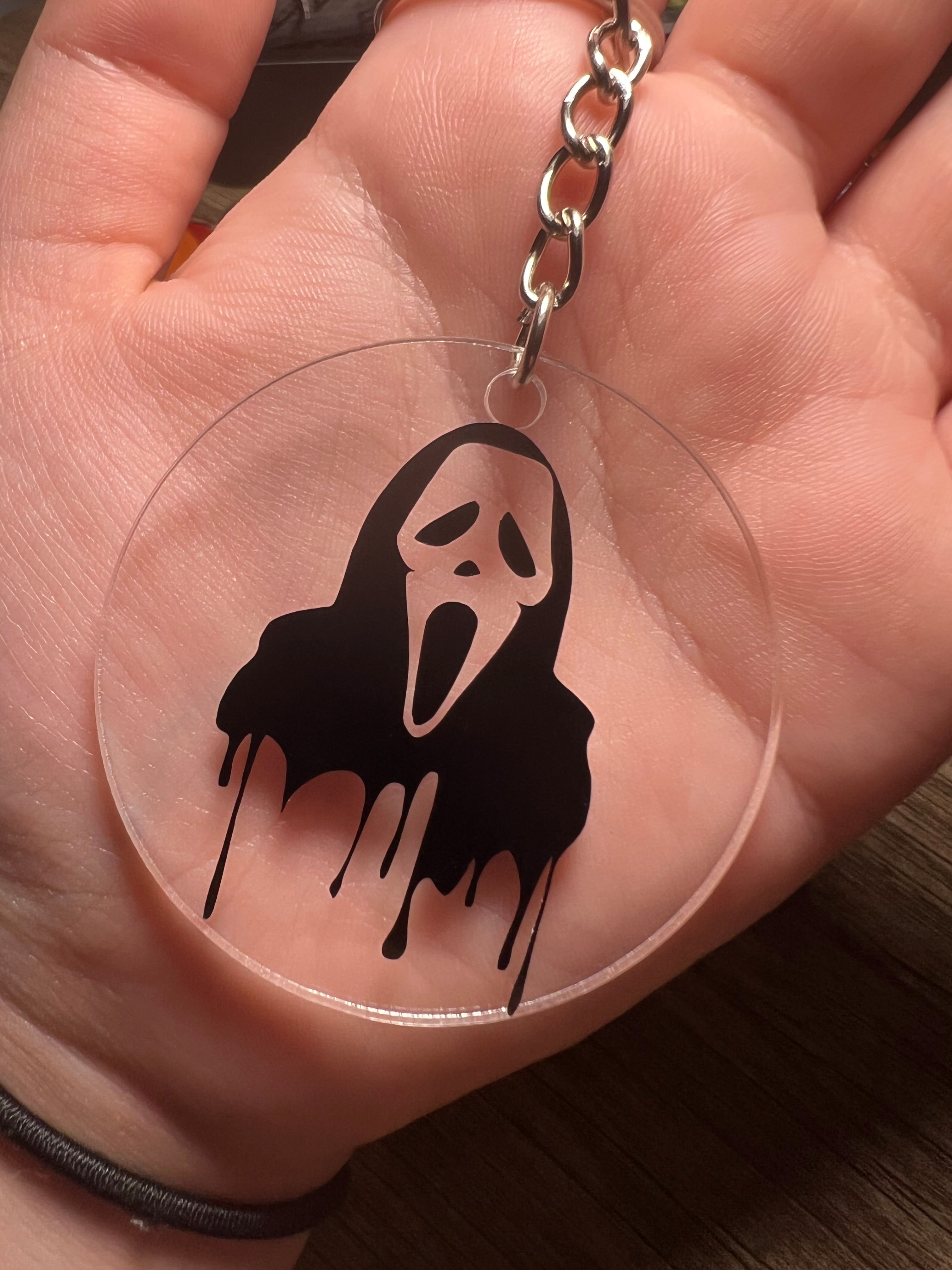 Dripping Ghostface Keychain