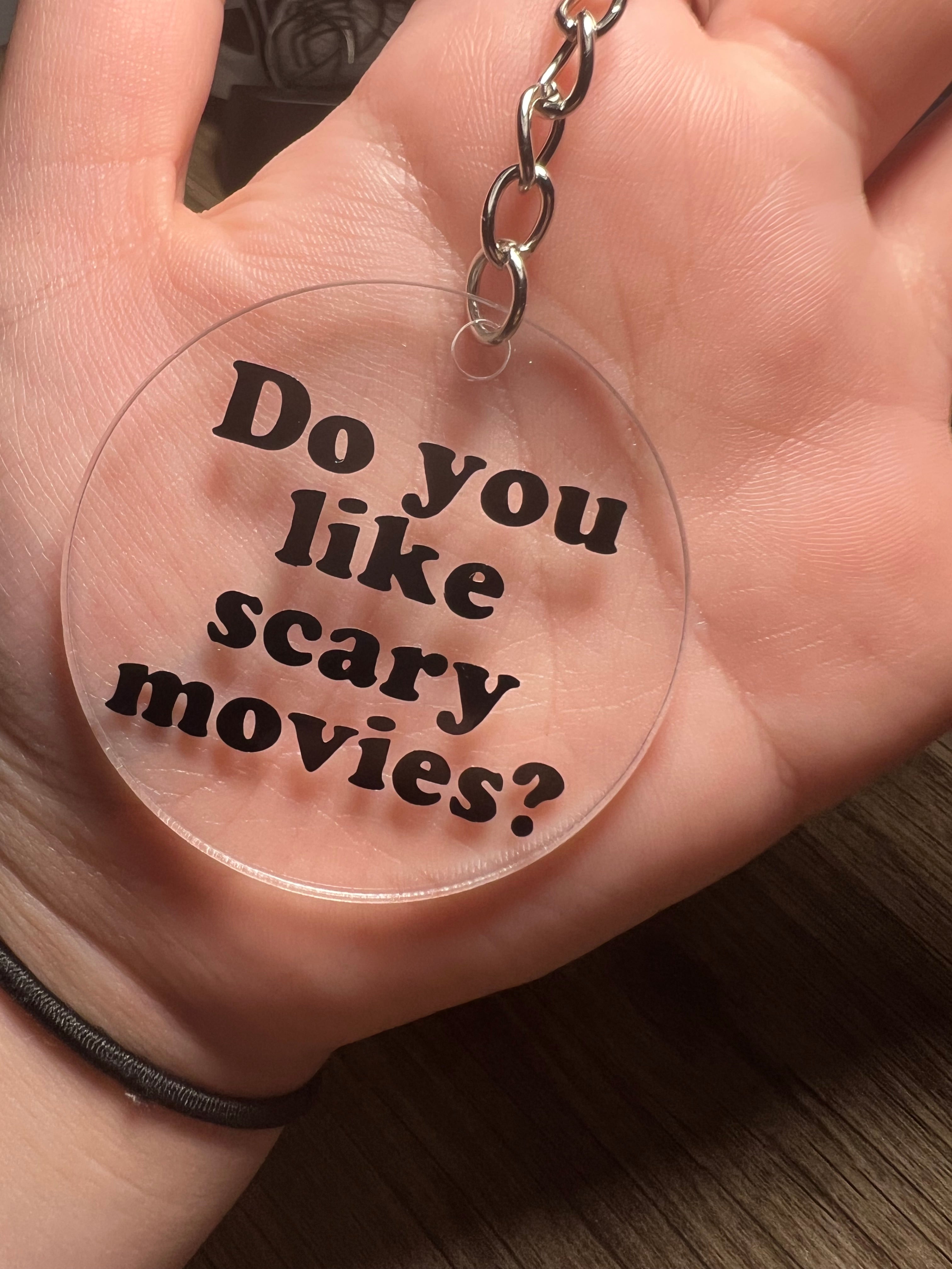 Scary Movies Keychain