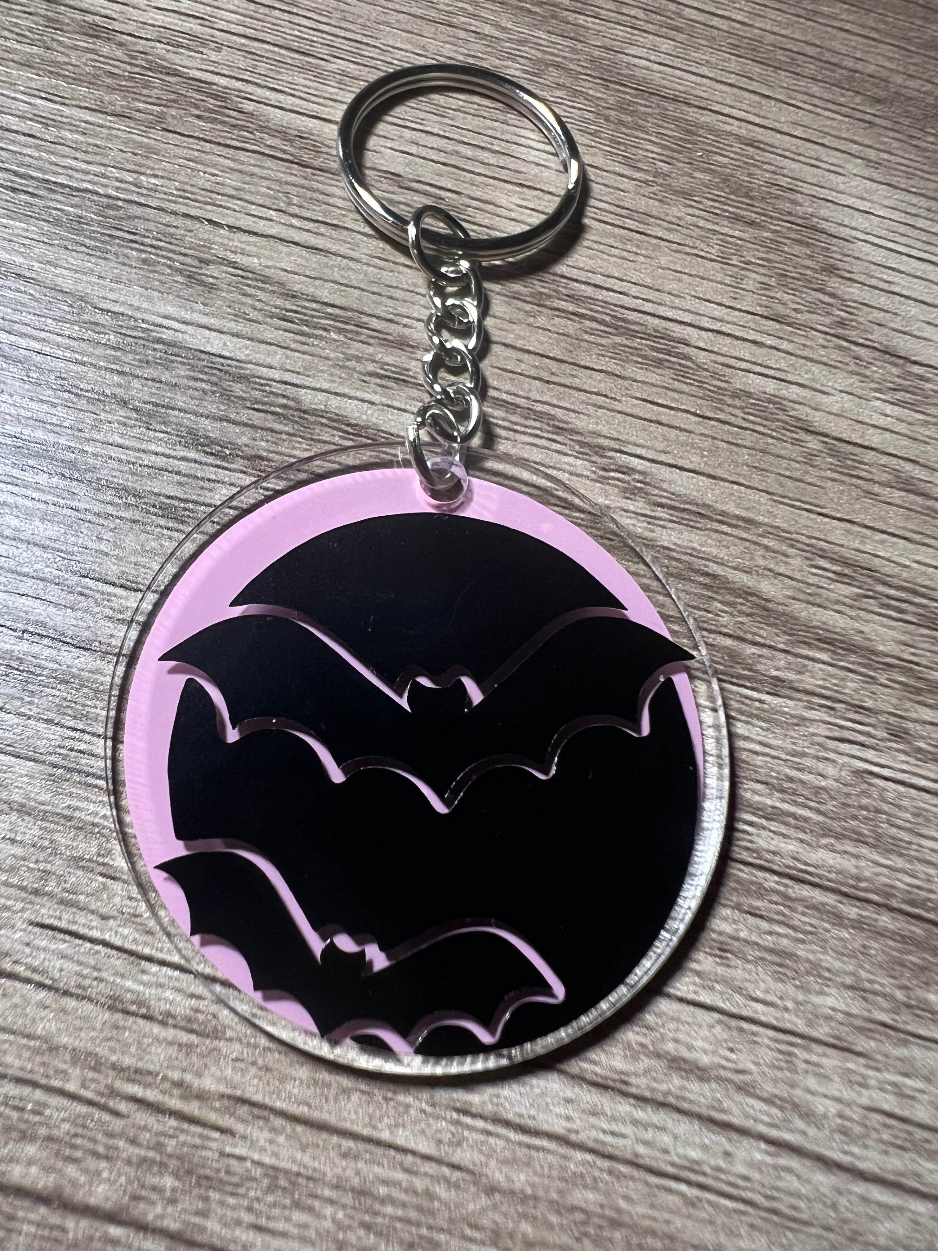 Black Bats Keychain