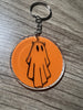 Ghost with Devil Horns Keychain