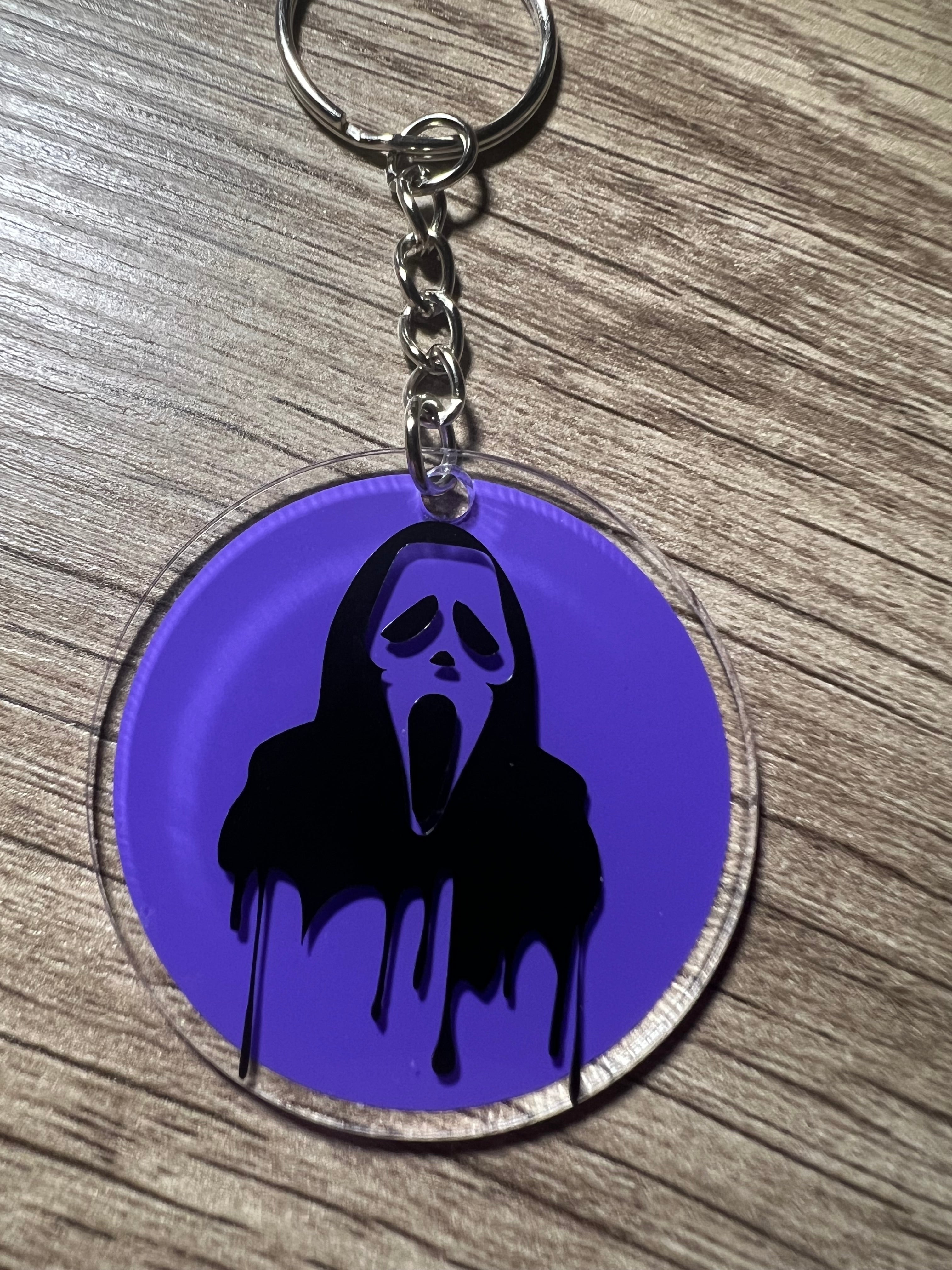 Dripping Ghostface Keychain