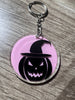 Witch Hat Pumpkin Keychain