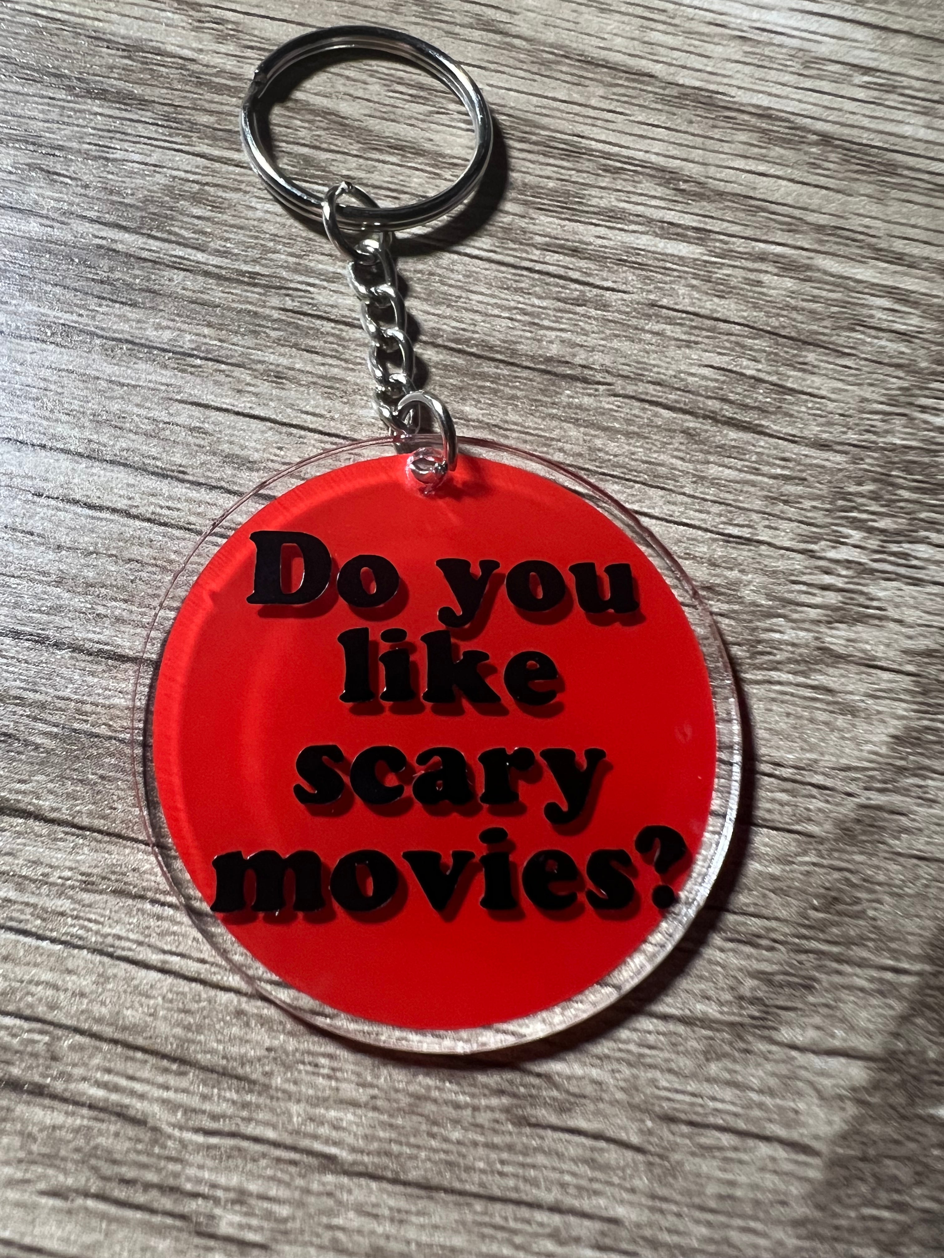 Scary Movies Keychain