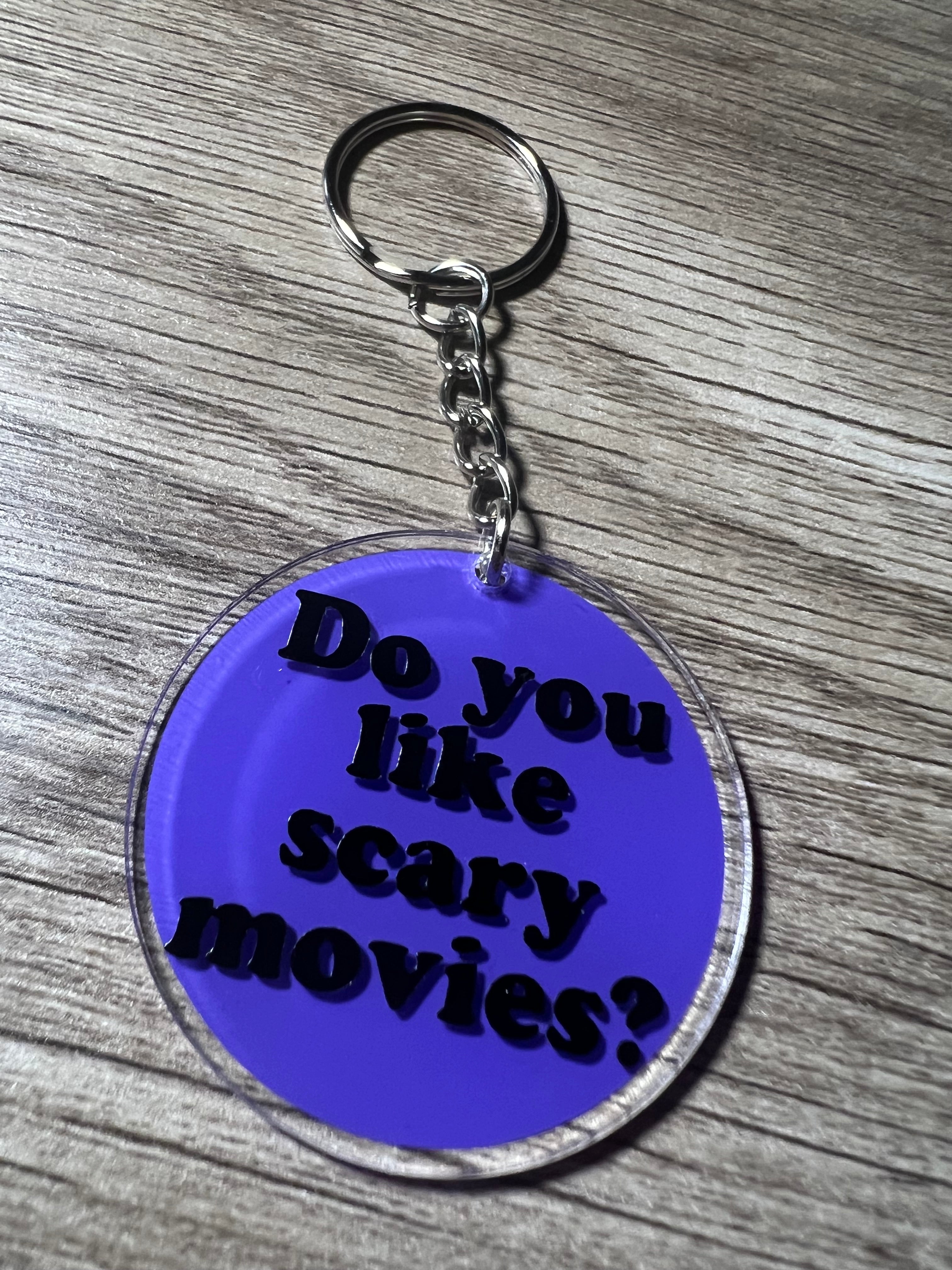 Scary Movies Keychain