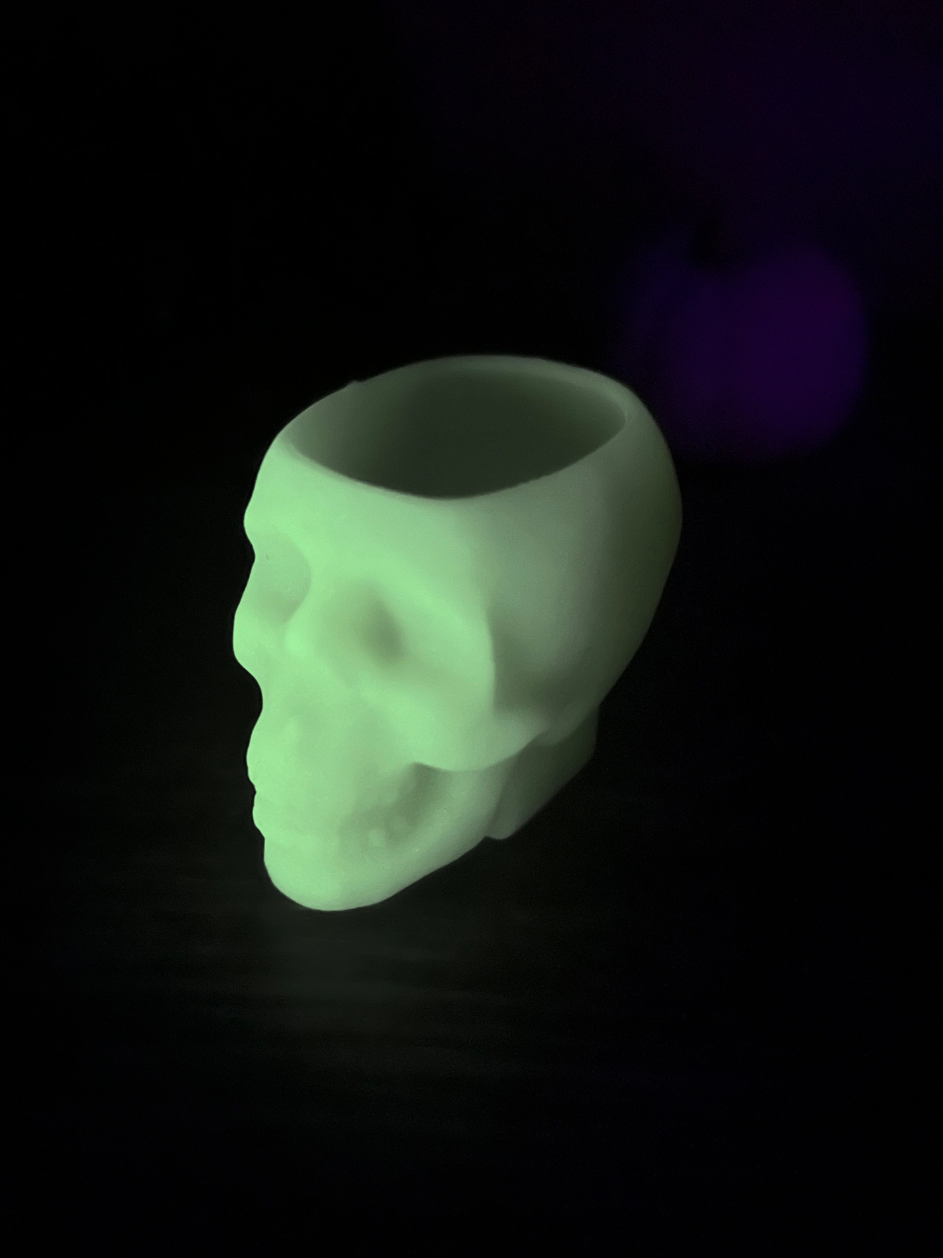 Skull Shot Glass (Yellow Silicone)