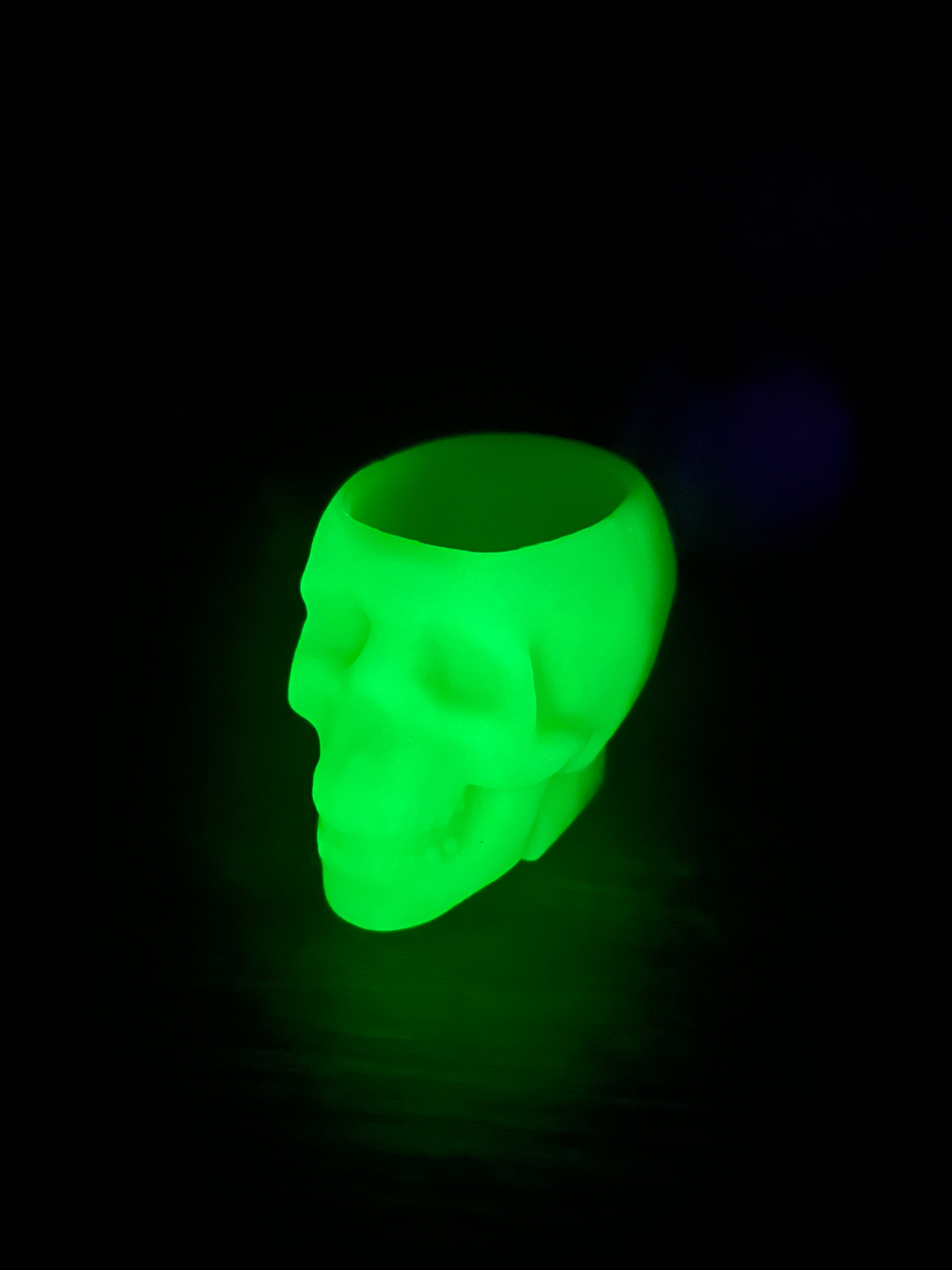 Skull Shot Glass (Green Silicone)